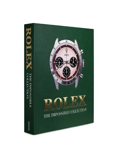 Assouline ''Rolex: The Impossible Collection'' 2nd Edition Hardcover Book - Green | Thumbnail 2