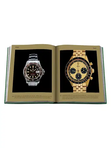 Assouline ''Rolex: The Impossible Collection'' 2nd Edition Hardcover Book - Green | Thumbnail 4