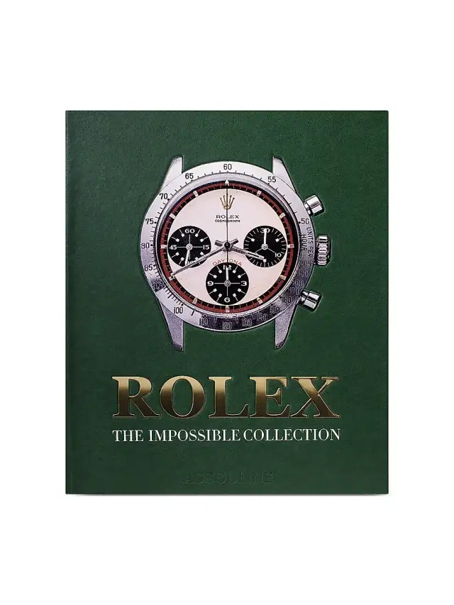 Assouline ''Rolex: The Impossible Collection'' 2nd Edition Hardcover Book - Green