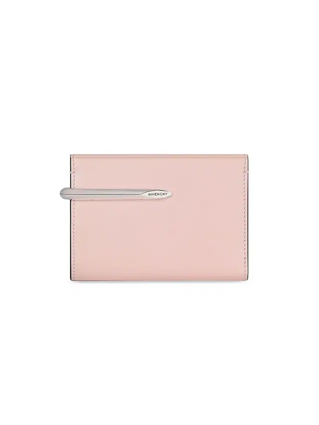 Givenchy Women's Pinch Wallet in Leather - Baby Pink