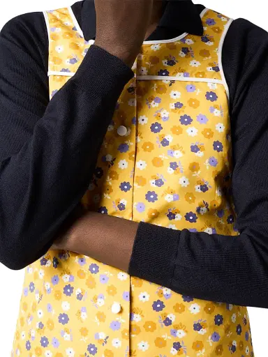 Miu Miu Women's Poplin Dress - Yellow | Thumbnail 5