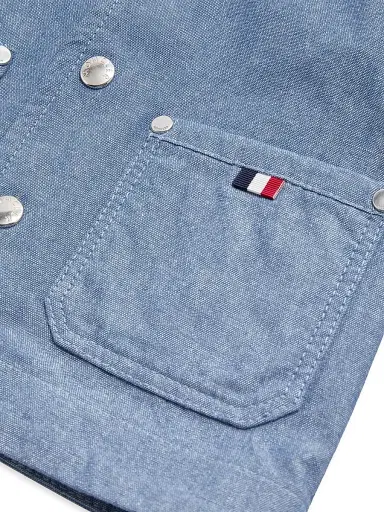 Moncler Baby Boy's & Little Boy's Nur Hooded Jacket - Cobalt Blue - Size 3 | Thumbnail 4