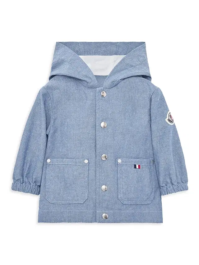 Moncler Baby Boy's & Little Boy's Nur Hooded Jacket - Cobalt Blue