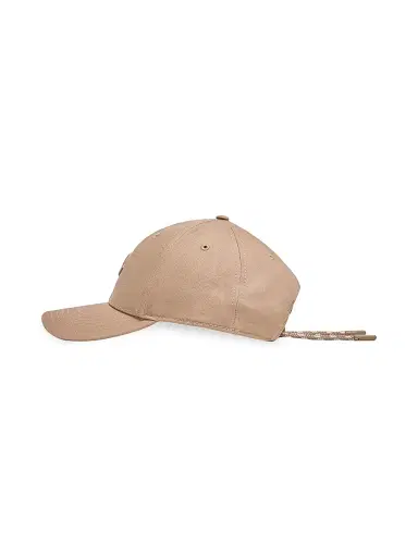 Moncler Women's Baseball Hat in Cotton Gabardine - Light Beige | Thumbnail 2 Moncler Women's Baseball Hat in Cotton Gabardine - Light Beige | Thumbnail 2