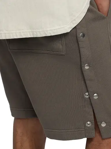 DRKSHDW by Rick Owens Men's Wide Pushed Buttoned-Side Drawstring Shorts | Thumbnail 6 DRKSHDW by Rick Owens Men's Wide Pushed Buttoned-Side Drawstring Shorts | Thumbnail 6