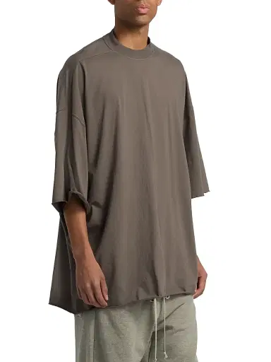 DRKSHDW by Rick Owens Men's Tommy Cotton Oversized T-Shirt | Thumbnail 4 DRKSHDW by Rick Owens Men's Tommy Cotton Oversized T-Shirt | Thumbnail 4