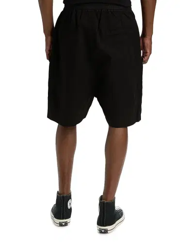 DRKSHDW by Rick Owens Men's Bauhaus Pods Drawstring Denim Shorts - Black | Thumbnail 5
