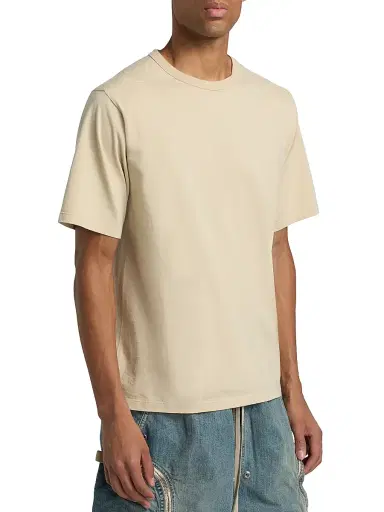Rick Owens Men's Brad Cotton T-Shirt - Sand - Size XXL | Thumbnail 4 Rick Owens Men's Brad Cotton T-Shirt - Sand - Size XXL | Thumbnail 4
