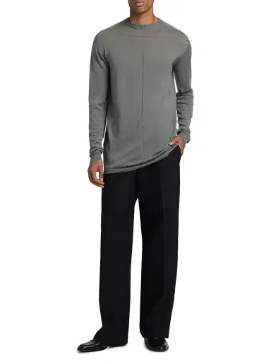Rick Owens Men's Maglia Wool Sweater | Thumbnail 2