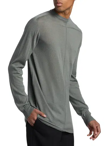 Rick Owens Men's Maglia Wool Sweater | Thumbnail 4