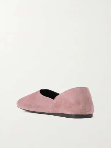 Khaite Jane Paneled Suede Flats | Thumbnail 3