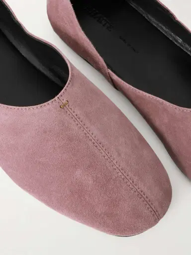 Khaite Jane Paneled Suede Flats | Thumbnail 5