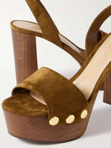 Gianvito Rossi 70 Suede Sandals | Thumbnail 4 Gianvito Rossi 70 Suede Sandals | Thumbnail 4