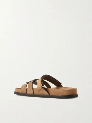 Tory Burch Ines Sport Suede Slides | Thumbnail 3 Tory Burch Ines Sport Suede Slides | Thumbnail 3