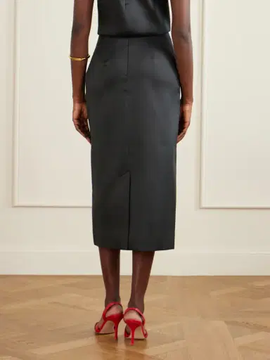 La DoubleJ Floral-print Twill Midi Skirt | Thumbnail 4