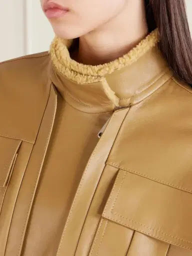 Khaite Malone Shearling Bomber Jacket | Thumbnail 4 Khaite Malone Shearling Bomber Jacket | Thumbnail 4
