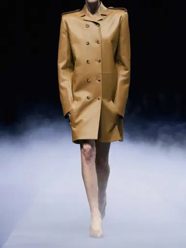 Khaite Sadra Double-breasted Leather Coat | Thumbnail 5 Khaite Sadra Double-breasted Leather Coat | Thumbnail 5