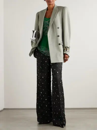 Dries Van Noten Embellished Silk-crepe Camisole | Thumbnail 2