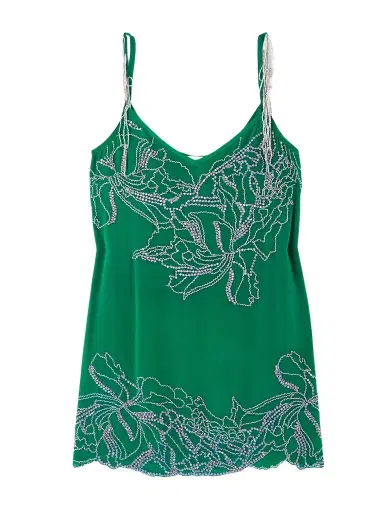 Dries Van Noten Embellished Silk-crepe Camisole | Thumbnail 1