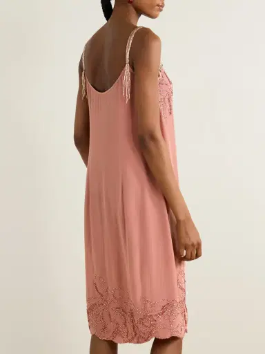 Dries Van Noten Bead-embellished Silk Dress | Thumbnail 3