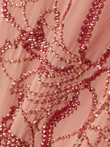 Dries Van Noten Bead-embellished Silk Dress | Thumbnail 4