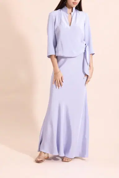 PETER COHEN Blouse Maxi Dress - Chambray | Thumbnail 2