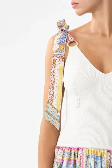 Camilla Bodice Splice Midi Dress | Thumbnail 4