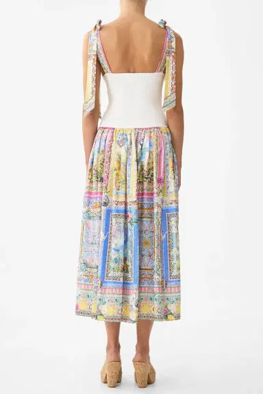 Camilla Bodice Splice Midi Dress | Thumbnail 6
