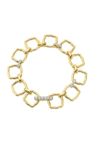 EDINA KISS Diamond Mosaic Motif Bracelet | Thumbnail 1
