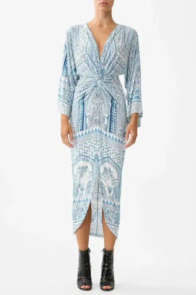 Camilla Hi-Lo Split Front Twist Dress | Thumbnail 2