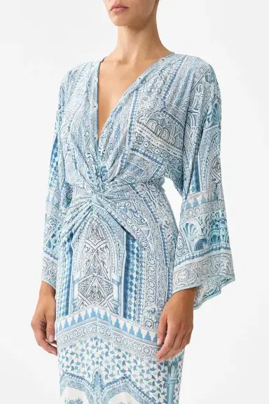Camilla Hi-Lo Split Front Twist Dress | Thumbnail 4