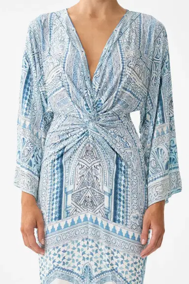 Camilla Hi-Lo Split Front Twist Dress | Thumbnail 5
