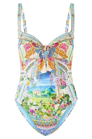 Camilla Tie Front One Piece | Thumbnail 1 Camilla Tie Front One Piece | Thumbnail 1
