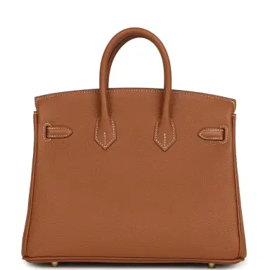 HERMÈS Hermes Birkin 25 Gold Togo Gold Hardware | Thumbnail 5 HERMÈS Hermes Birkin 25 Gold Togo Gold Hardware | Thumbnail 5