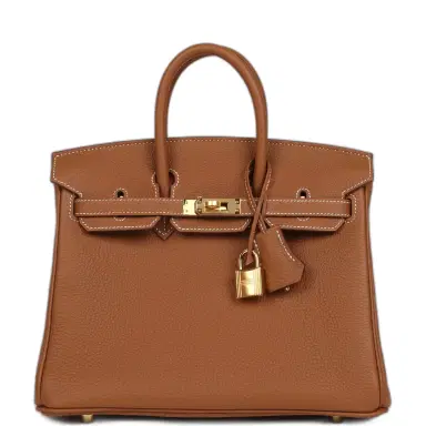 HERMÈS Hermes Birkin 25 Gold Togo Gold Hardware | Thumbnail 1 HERMÈS Hermes Birkin 25 Gold Togo Gold Hardware | Thumbnail 1