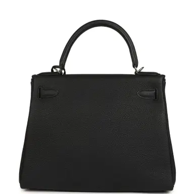 HERMÈS Hermes Kelly Retourne 28 Black Togo Palladium Hardware | Thumbnail 5 HERMÈS Hermes Kelly Retourne 28 Black Togo Palladium Hardware | Thumbnail 5