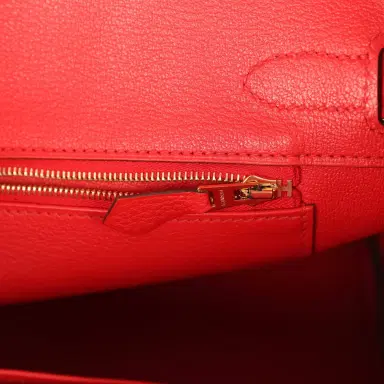 HERMÈS Pre-owned Hermes Birkin 30 Rouge de Coeur Togo Gold Hardware | Thumbnail 9 HERMÈS Pre-owned Hermes Birkin 30 Rouge de Coeur Togo Gold Hardware | Thumbnail 9