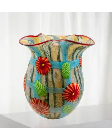 Dale Tiffany Plazio Art Glass Vase | Thumbnail 2
