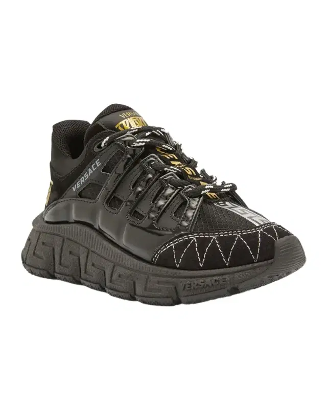 Versace Kid 's Trigreca Tonal Fashion Trainer Sneakers, Toddlers