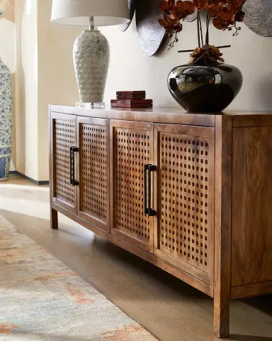 Katherine Noble by BMC Declan 4-Door Console Table | Thumbnail 5