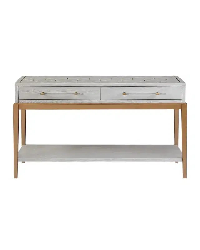 Katherine Noble by BMC Perrine Gray Console Table