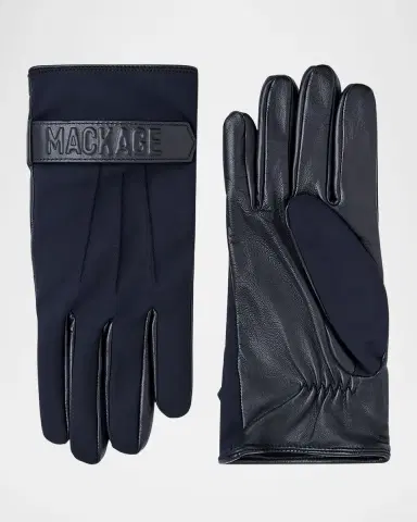 Mackage Men's Leather and Fleece Driving Gloves | Thumbnail 2 Mackage Men's Leather and Fleece Driving Gloves | Thumbnail 2