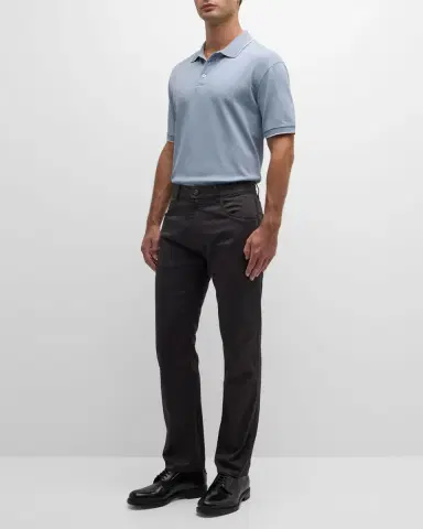 Giorgio Armani Men's 5-Pocket Twill Pants | Thumbnail 3