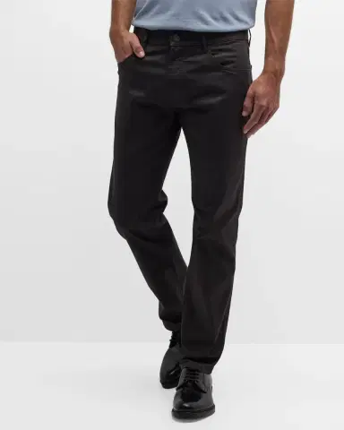 Giorgio Armani Men's 5-Pocket Twill Pants | Thumbnail 6