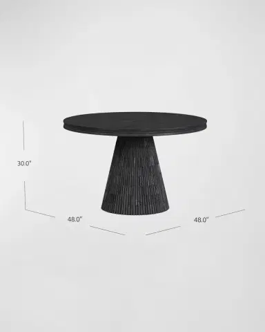 Katherine Noble by BMC Duncan Dining Table, 48" Round | Thumbnail 4 Katherine Noble by BMC Duncan Dining Table, 48" Round | Thumbnail 4