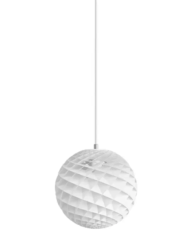 Louis Poulsen Patera White Pendant Light, 12"