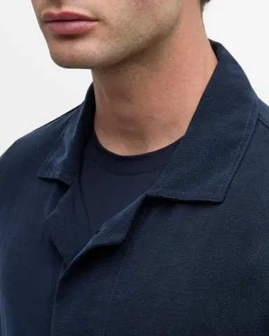 Giorgio Armani Men's Cupro Jacket with Flap Pockets | Thumbnail 5 Giorgio Armani Men's Cupro Jacket with Flap Pockets | Thumbnail 5
