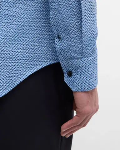 Giorgio Armani Men's Geo-Print Sport Shirt | Thumbnail 5
