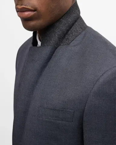 Giorgio Armani Men's Micro-Pattern Wool Suit | Thumbnail 8