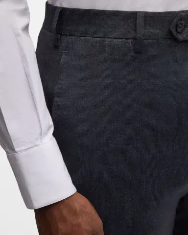 Giorgio Armani Men's Micro-Pattern Wool Suit | Thumbnail 10